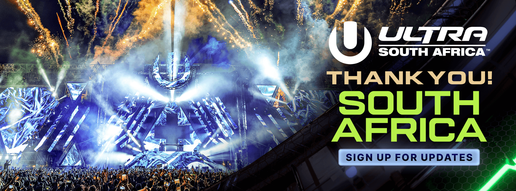 Ultra South Africa 2025 Thank You banner